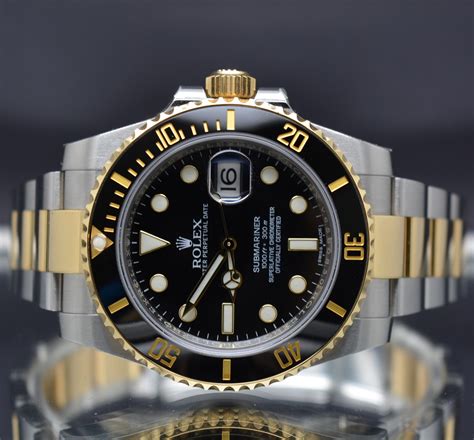 2001 rolex submariner two tone|Rolex Submariner two tone review.